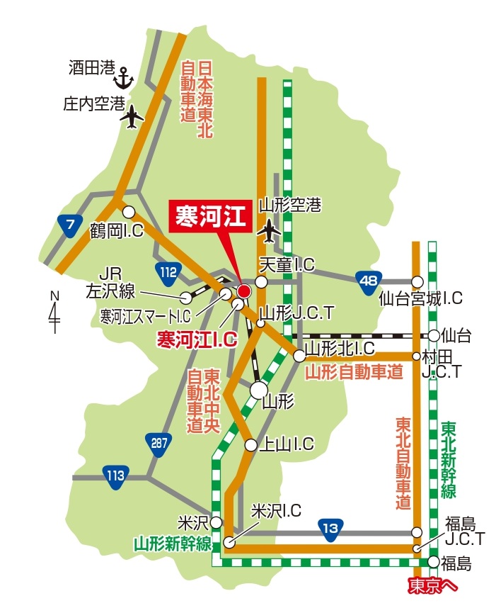 交通アクセス図