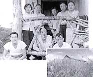 後列中央が片倉さん（清川行人小屋）