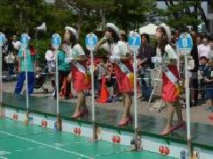 さくらんぼの種吹きとばしの写真
