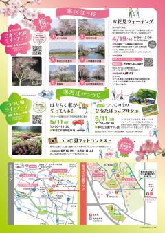 さがえ春花まつりチラシ裏面