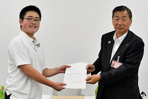 JR左沢線高校生サポーター委嘱式