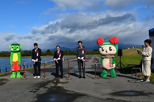 寒河江地区かわまちづくり開通式の画像