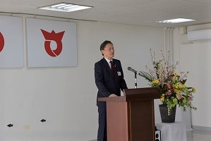 年度初めの訓示の画像