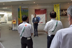 社会を明るくする運動出発式市長あいさつの画像