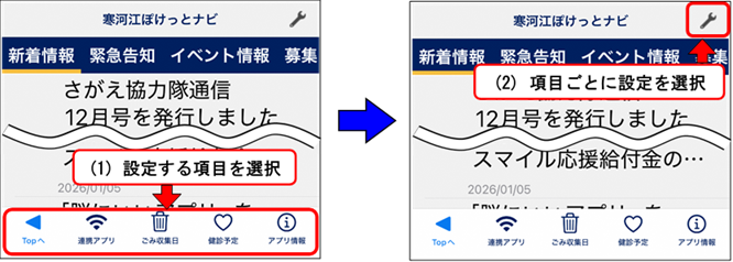 アイオーエス版メニュー展開図