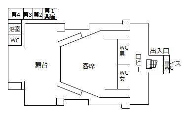 市民文化会館案内図